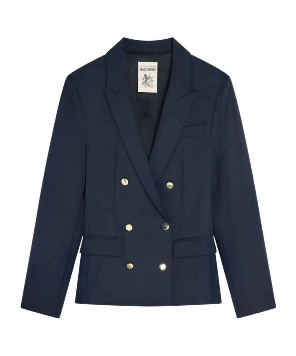 Double-Breasted Suit Jacket