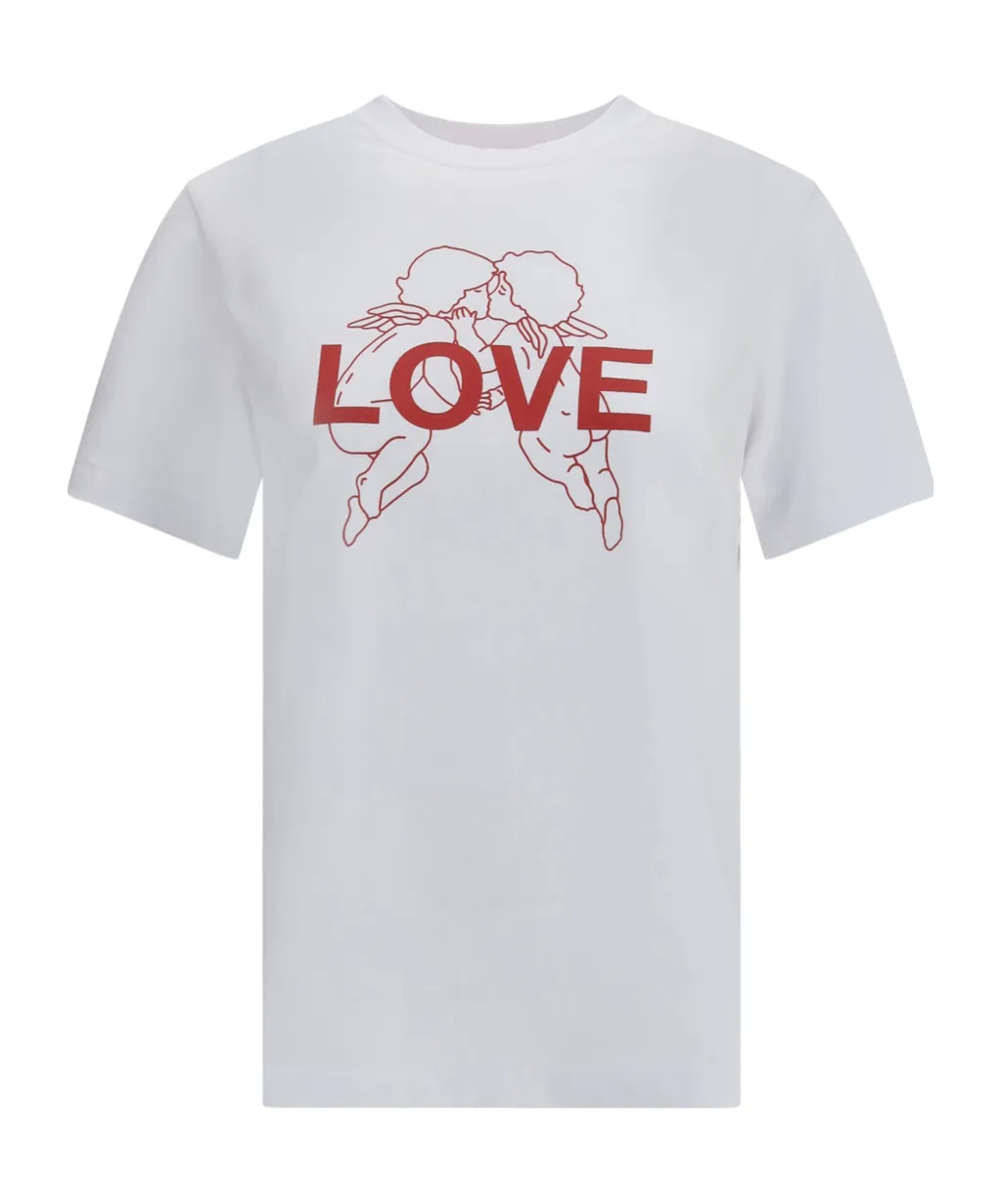 Fiorucci Kissing Angels Graphic T-Shirt