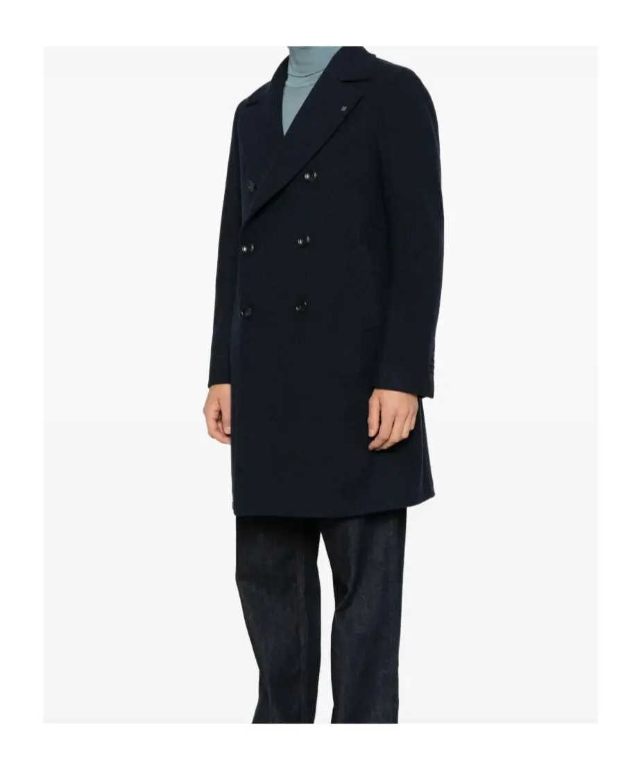 Double-Breasted Wool Coat