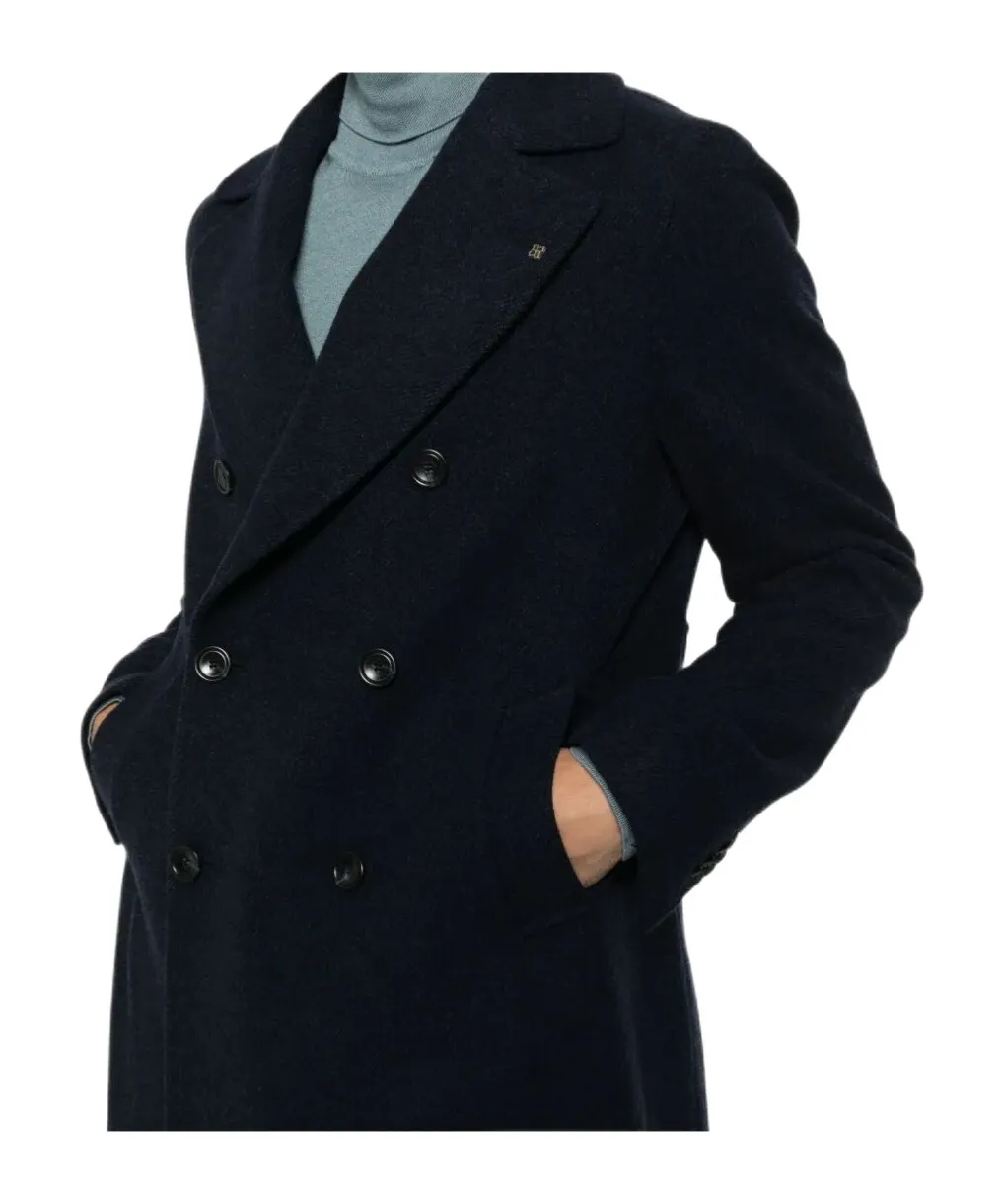 Double-Breasted Wool Coat