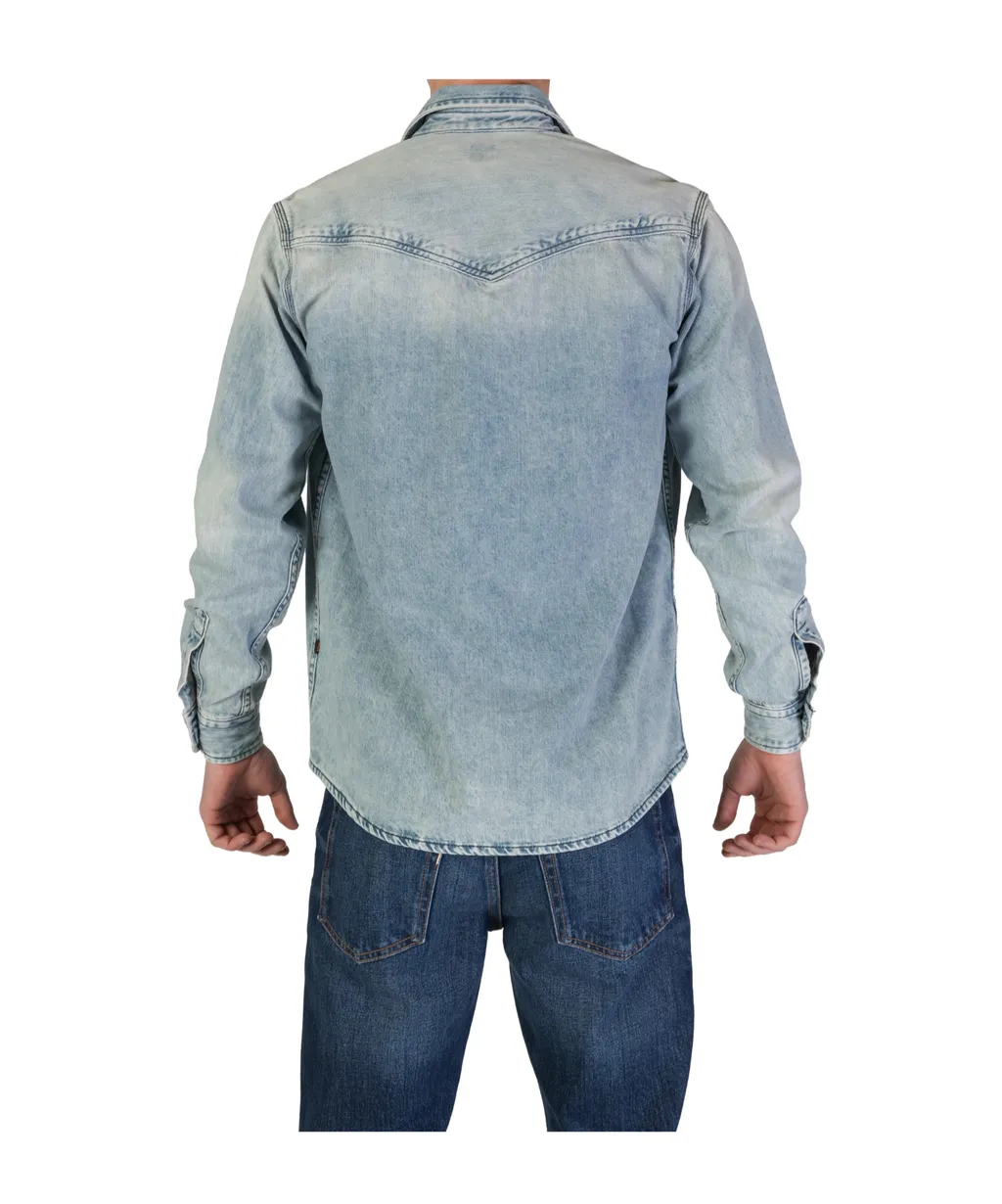 Press-Stud Denim Shirt