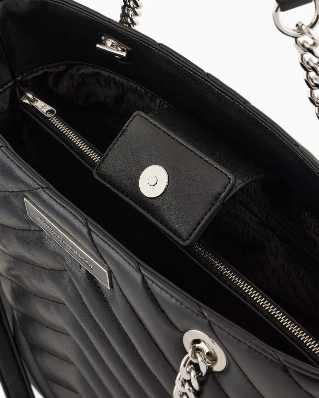 Matelassé-Effect Tote Bag
