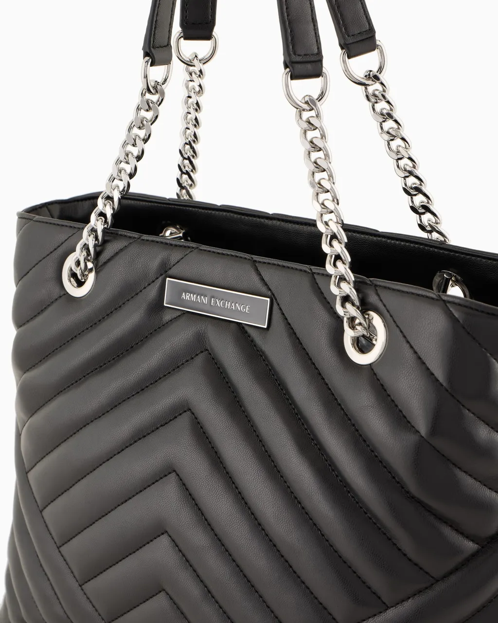 Matelassé-Effect Tote Bag