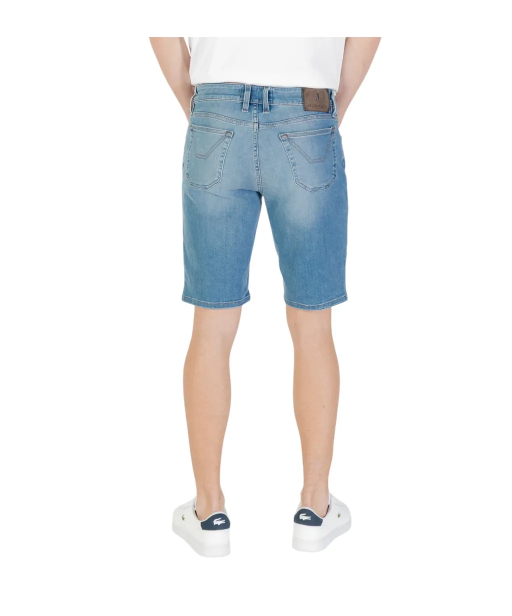 Denim Shorts With Belt Loops