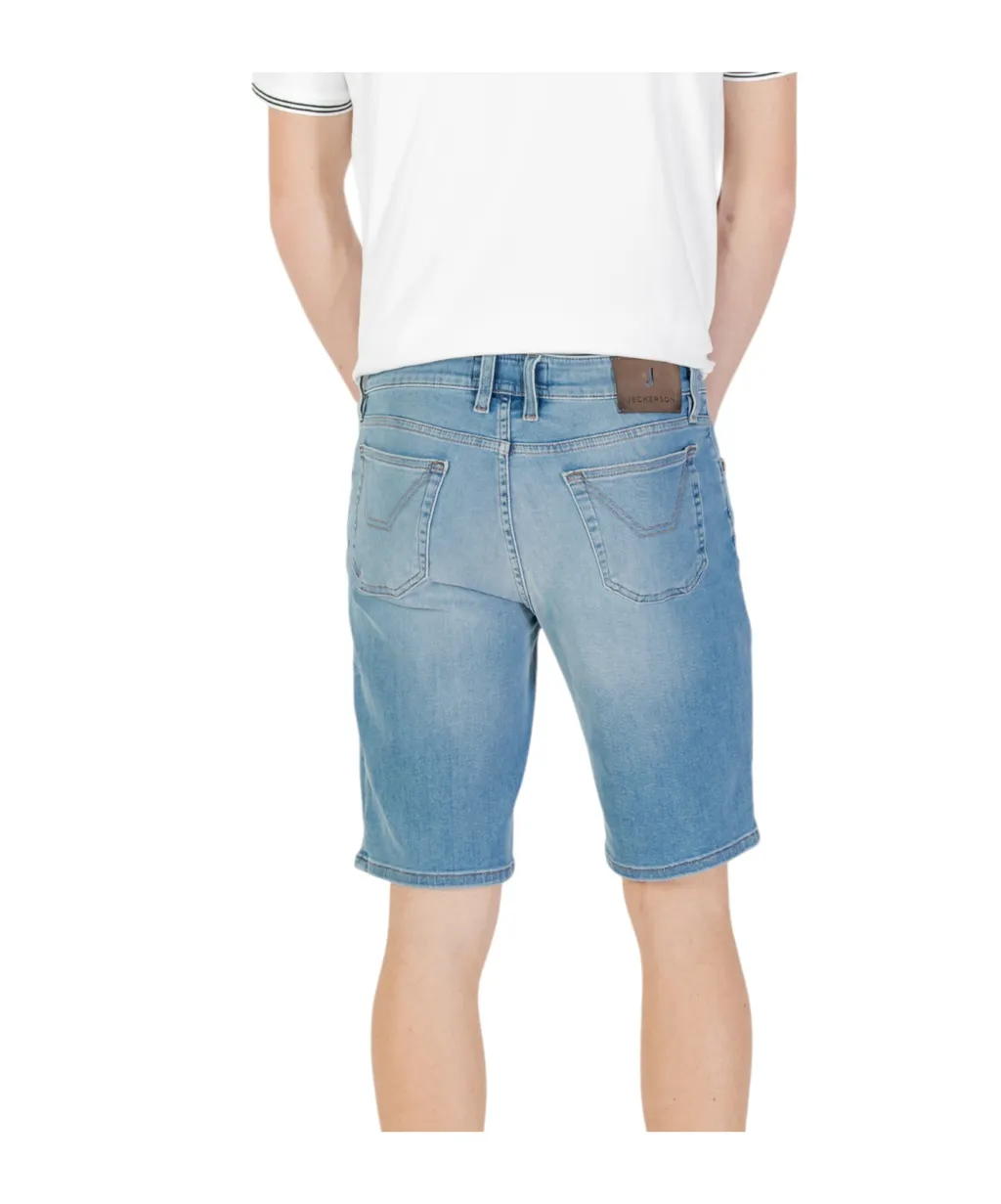 Denim Shorts With Belt Loops