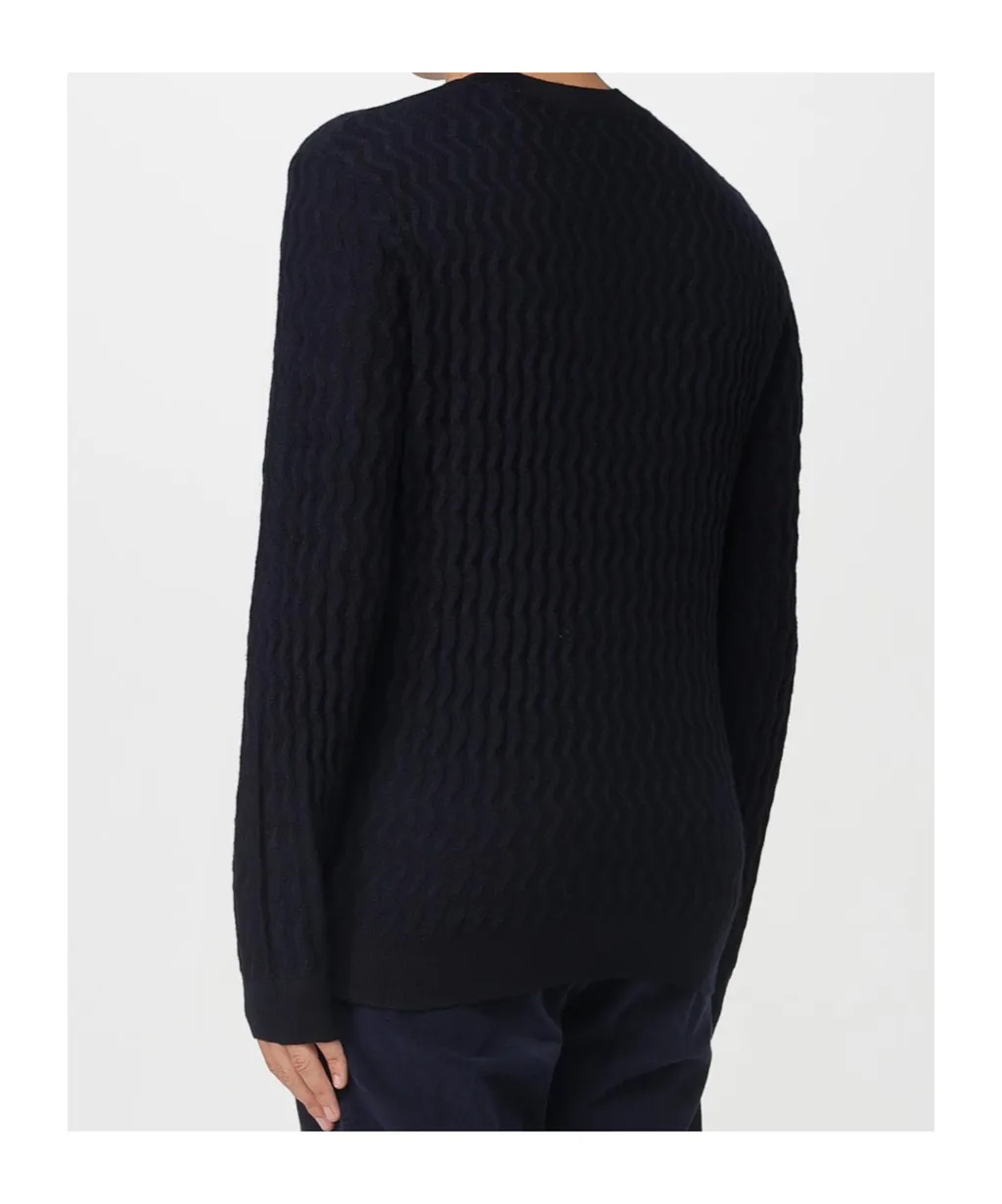 Armani Exchange Wavy Ribbed Jumper