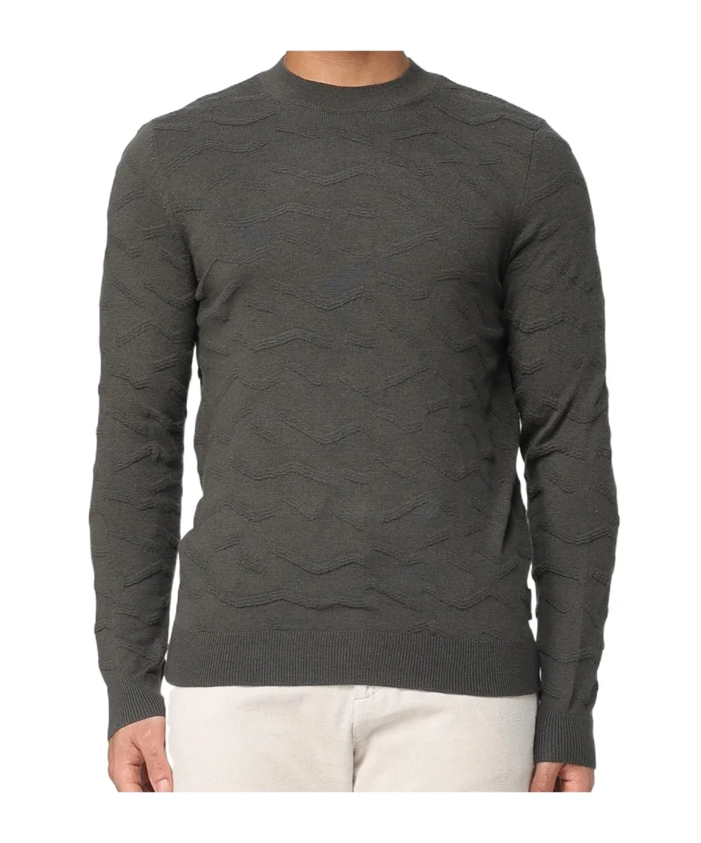 Long-Sleeved Knitted Shirt