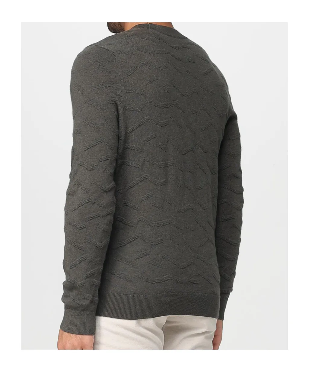 Long-Sleeved Knitted Shirt