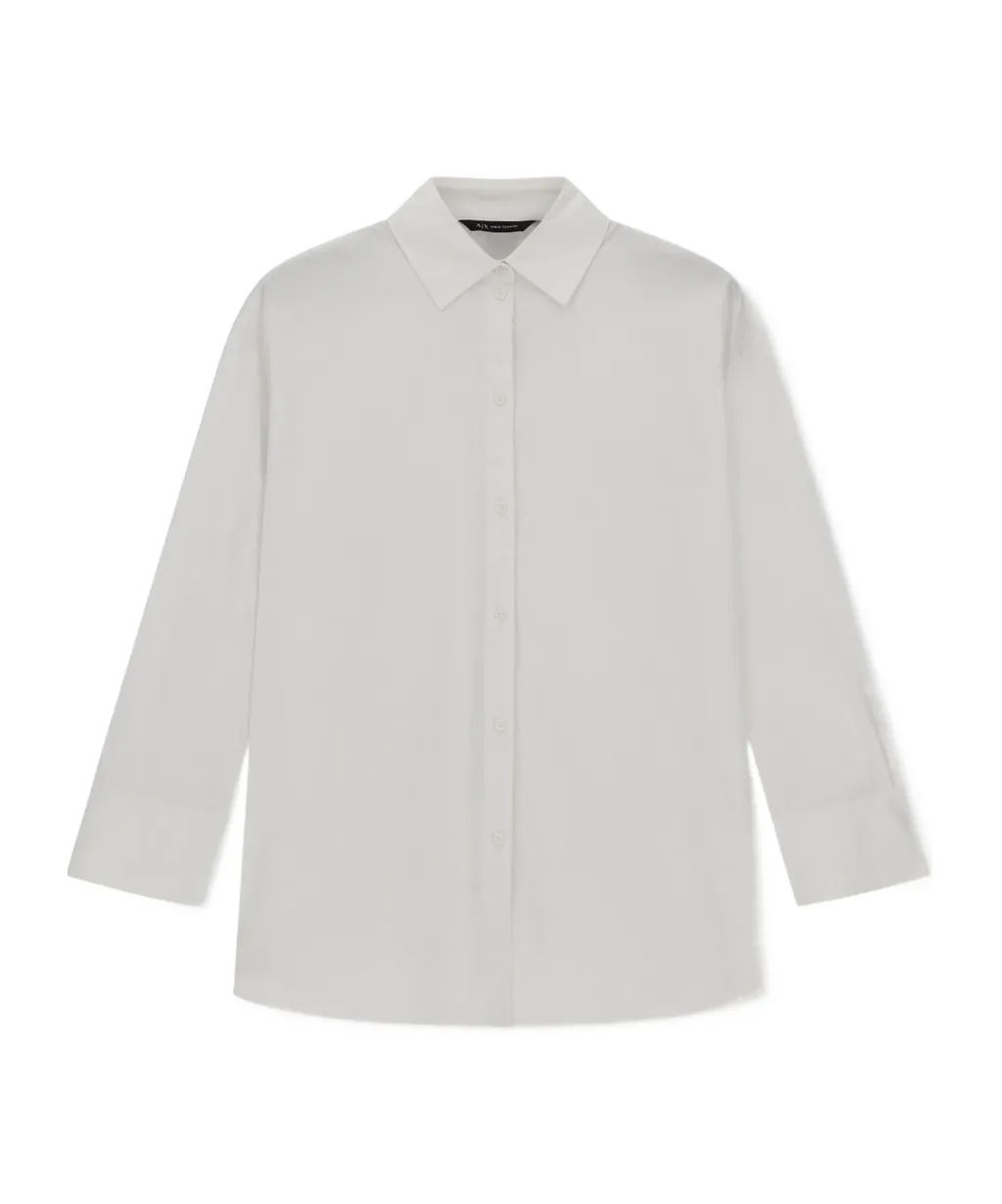 Collared Long-Sleeved Shirt