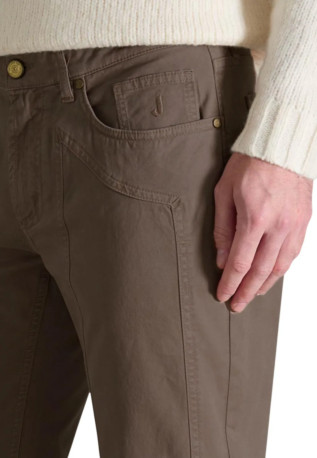 Casual Pants With Belt Loops
