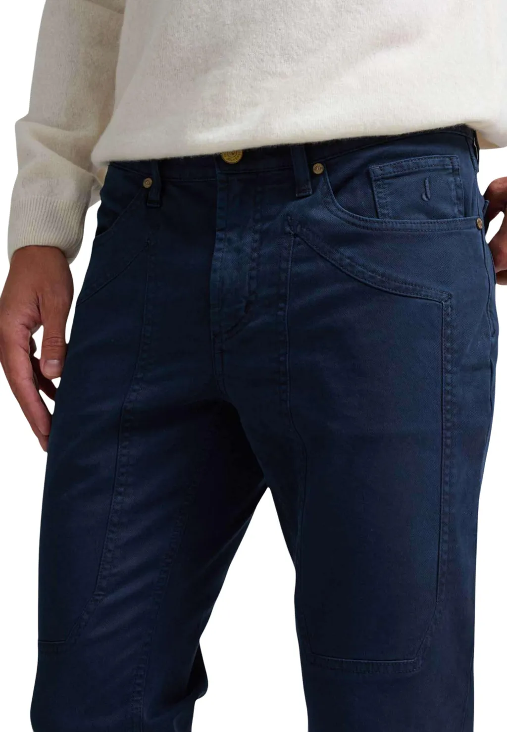 Casual Pants With Belt Loops