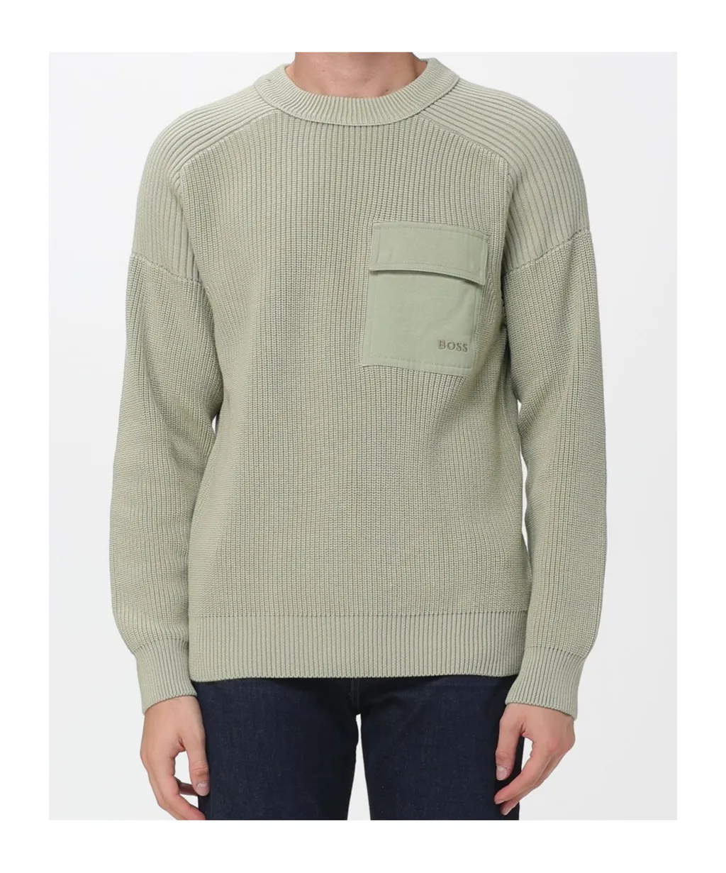 Long-Sleeved Knitted Shirt