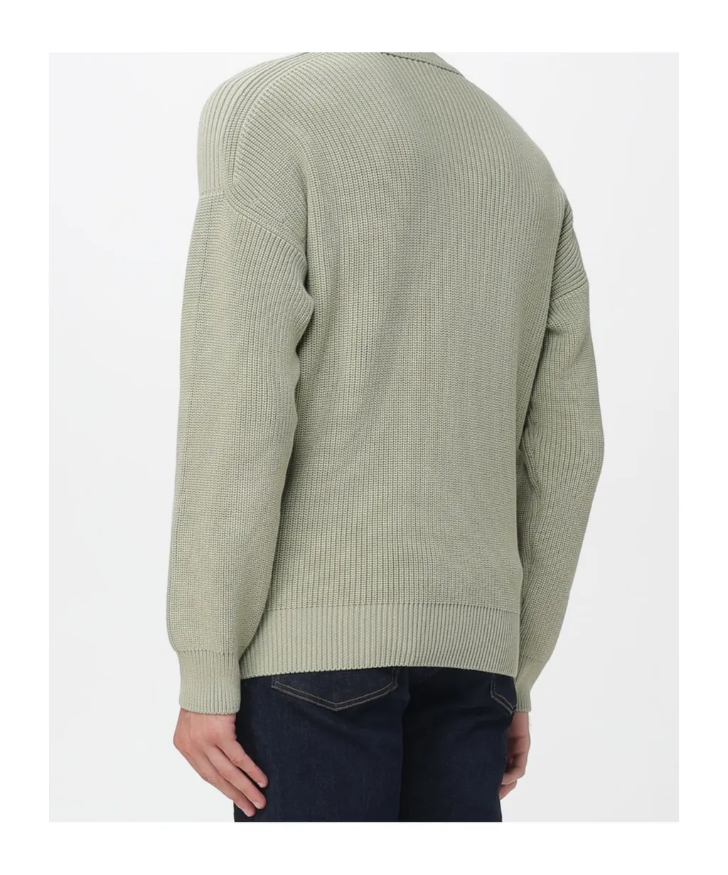 Long-Sleeved Knitted Shirt