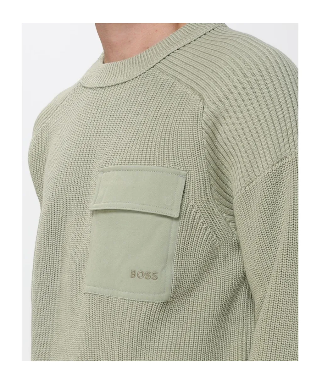 Long-Sleeved Knitted Shirt