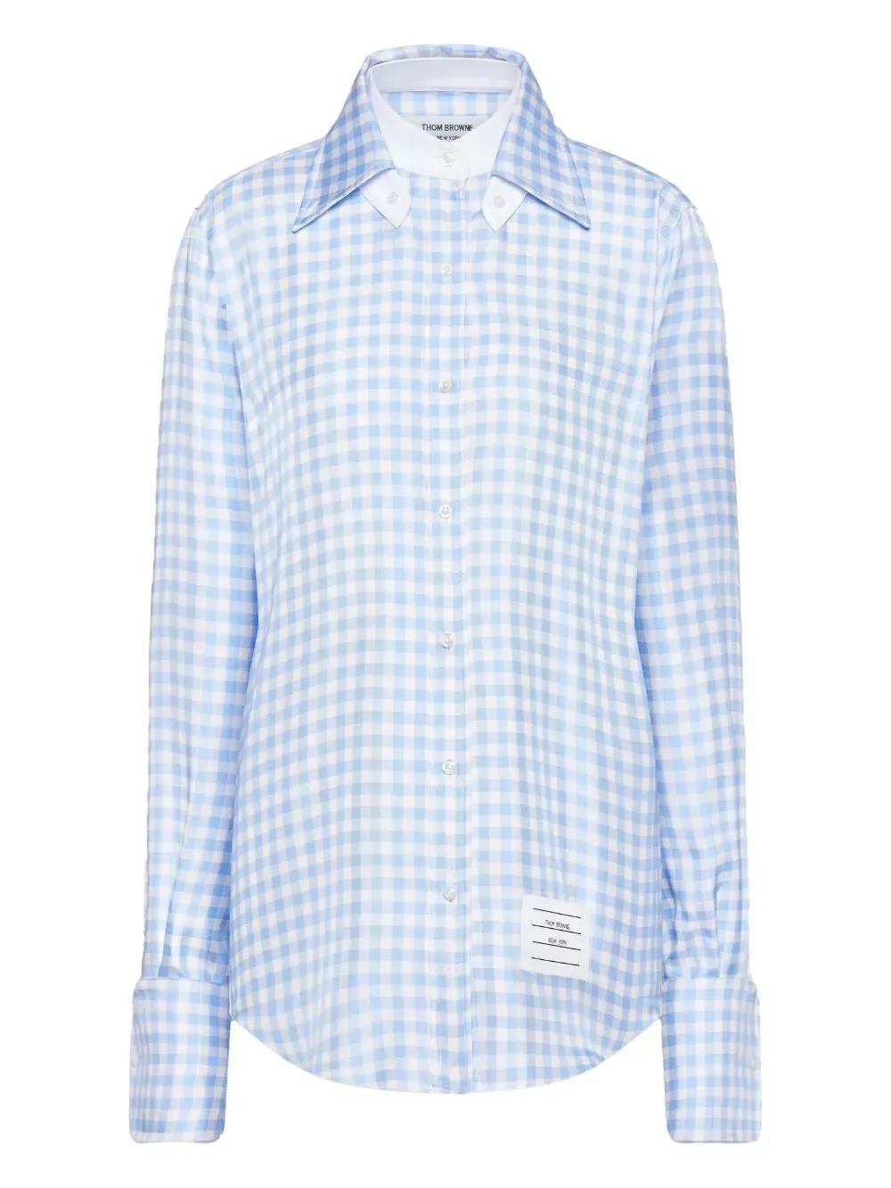 Thom Browne Twill Gingham Shirt