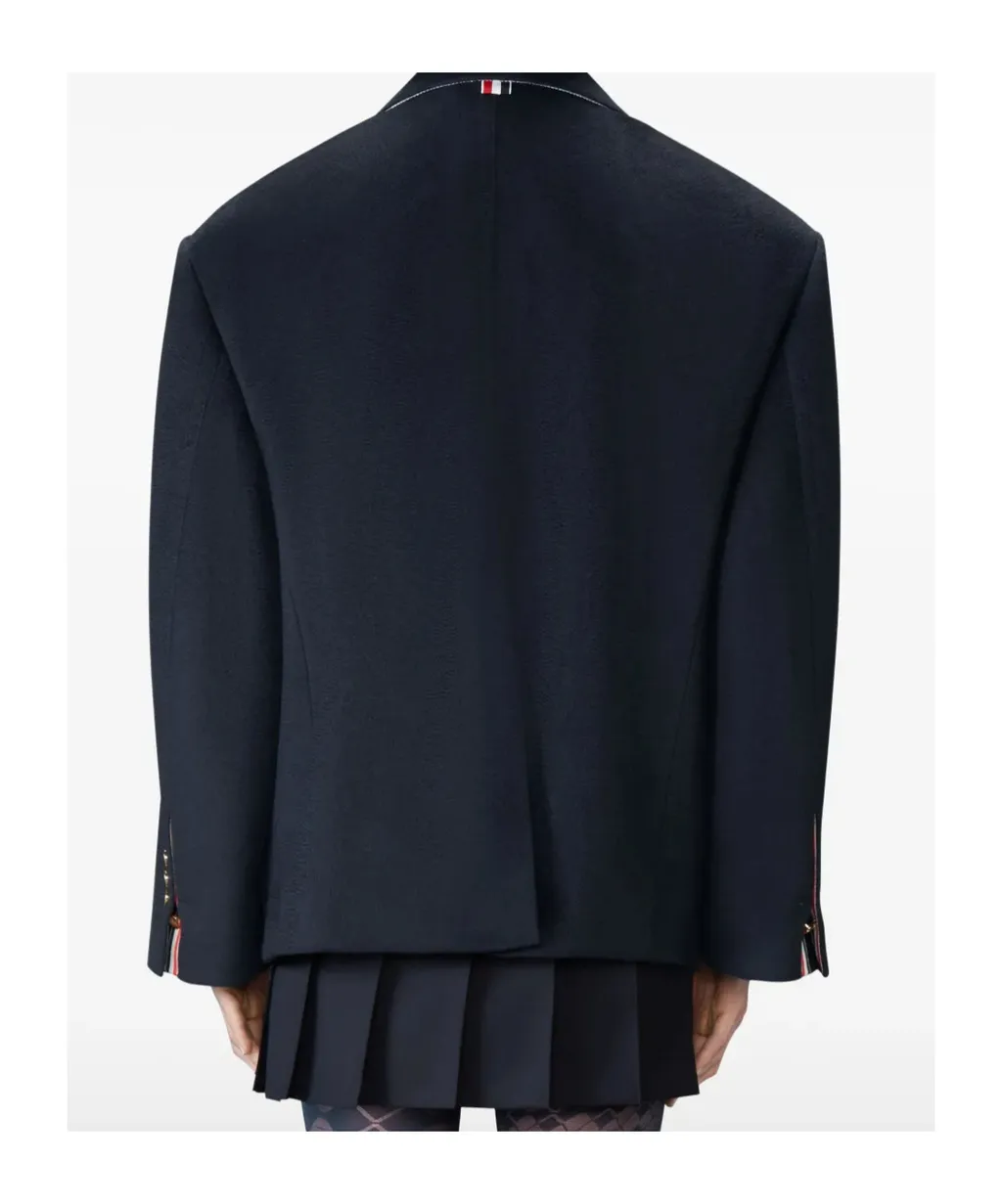 Thom Browne Pziberline Oversized Peacoat