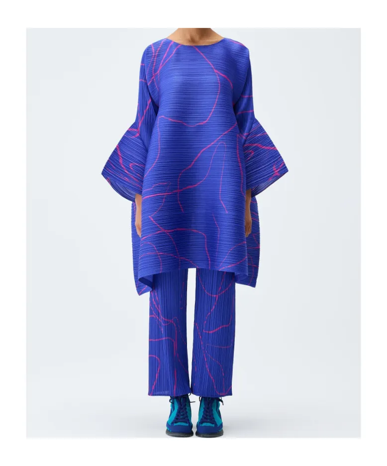 Pleats Please Issey Miyake Pause Mini Dress