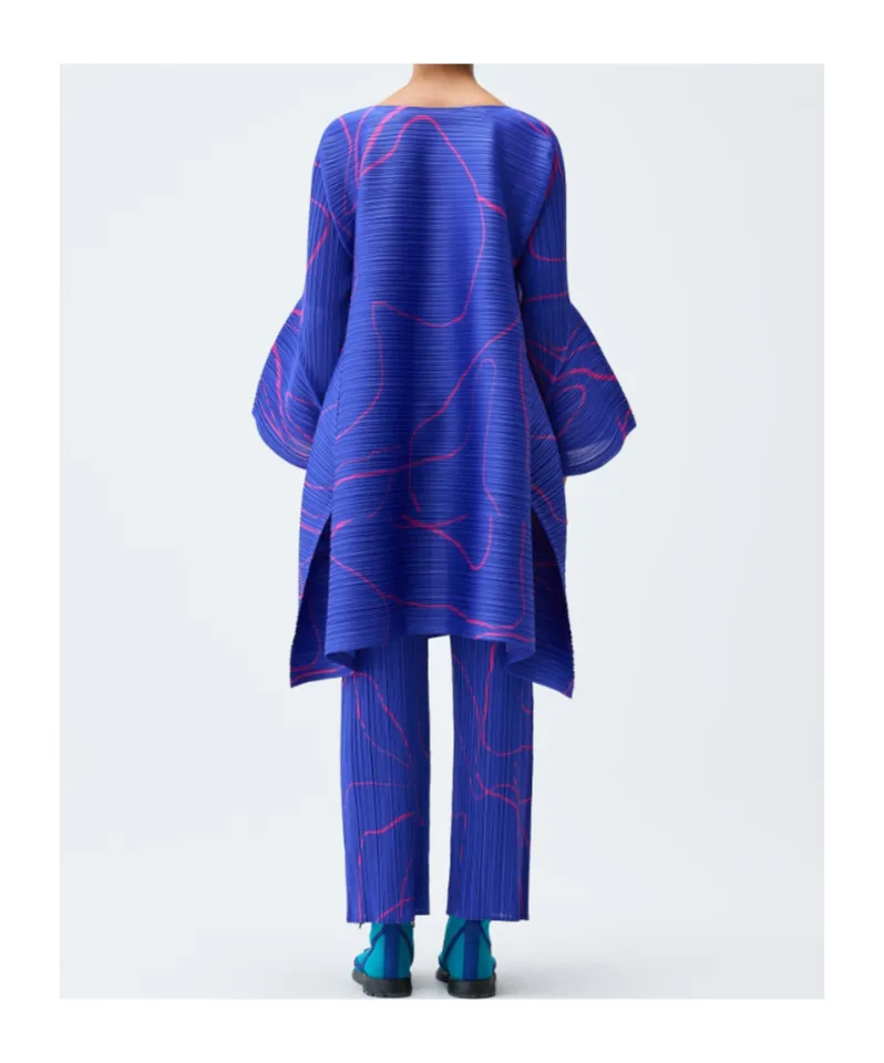 Pleats Please Issey Miyake Pause Mini Dress