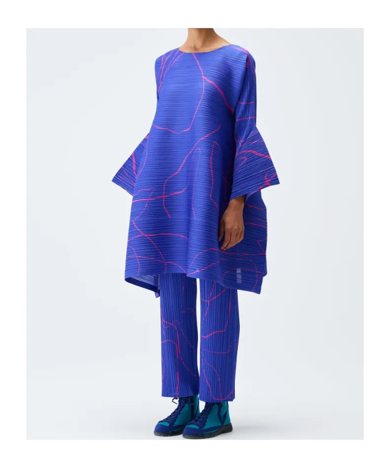 Pleats Please Issey Miyake Pause Mini Dress