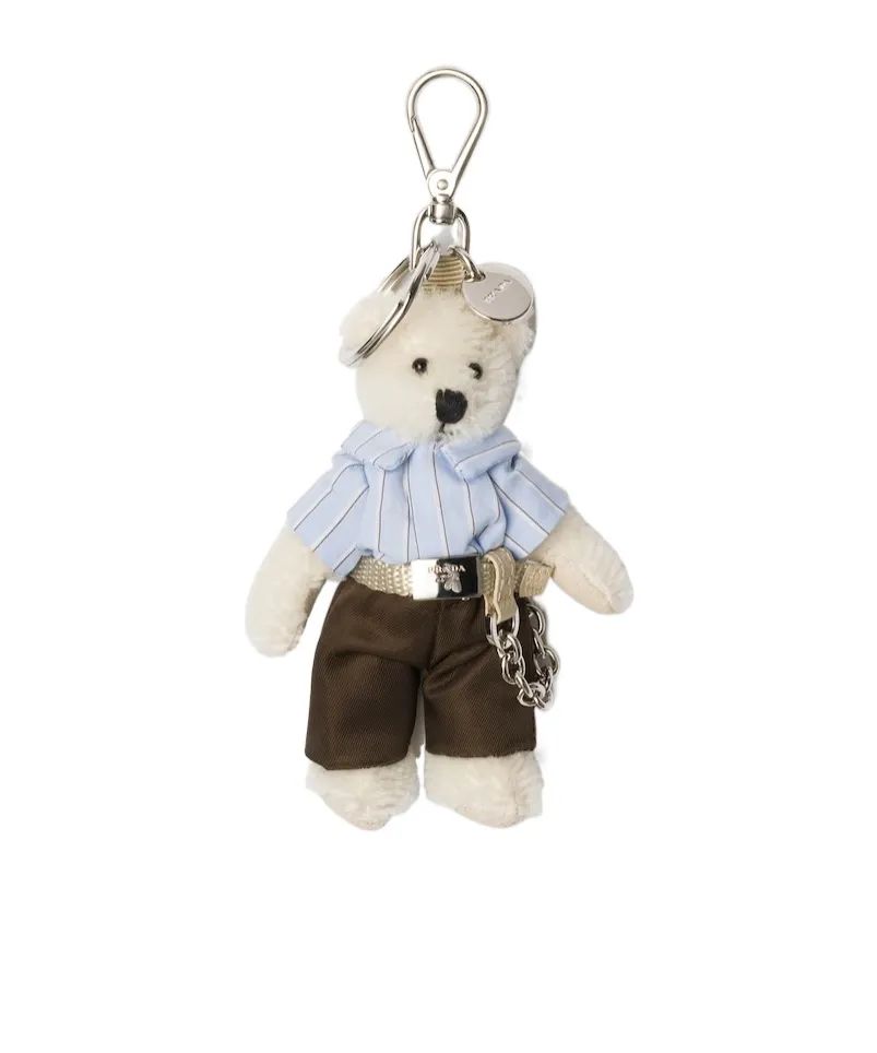 Prada Teddy Charm Keychain