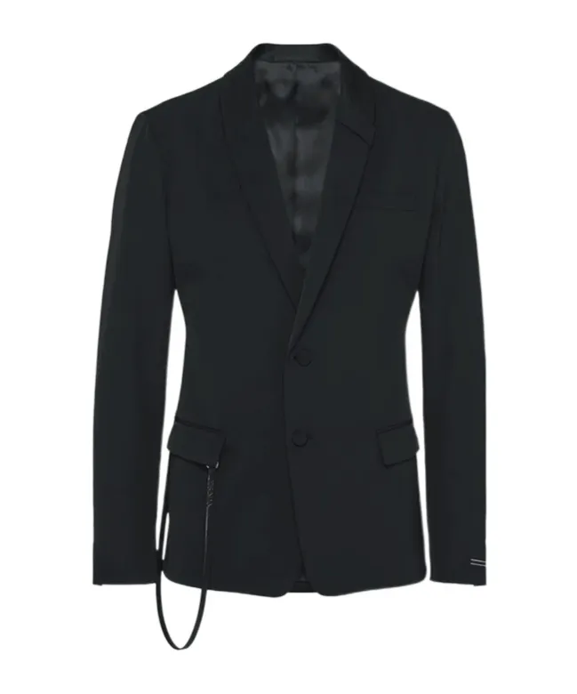 Long-Sleeved Suit Jacket