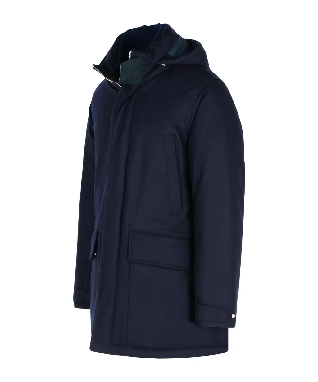 Zegna Zip-Up Hooded Jacket