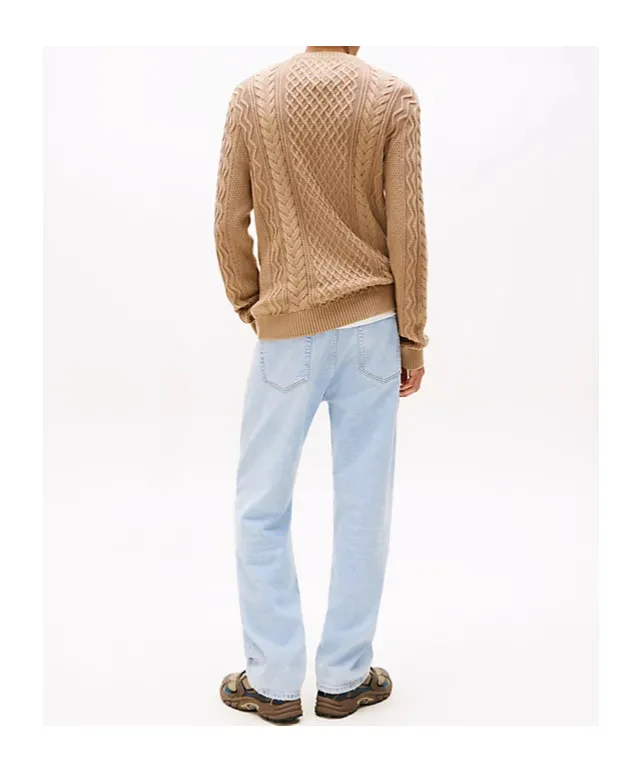 Tommy Jeans Tommy Badge Cable Knit Slim Jumper