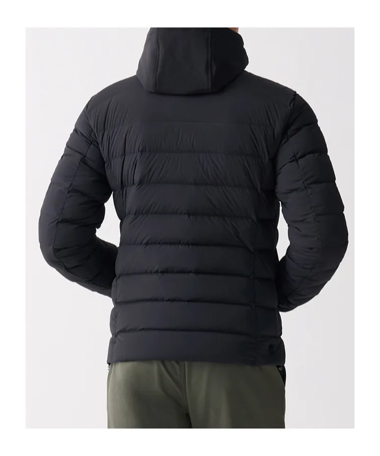 Quilted Down Jacket With Bib