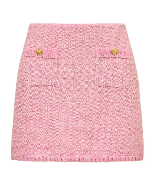 Loveshackfancy Ellianna Tweed Mini Skirt