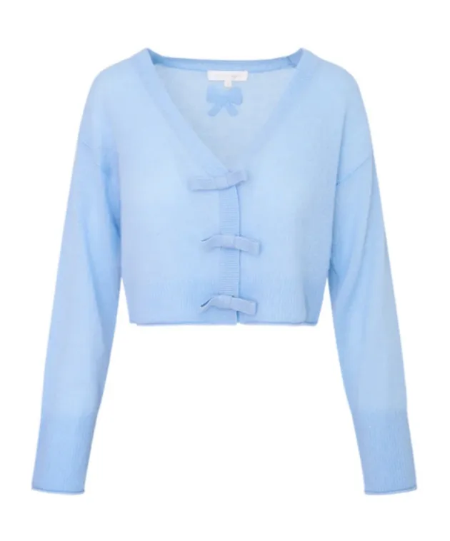 Loveshackfancy Luisella Bow-Detail Cardigan