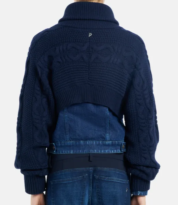 Dondup Knitted Denim Jacket
