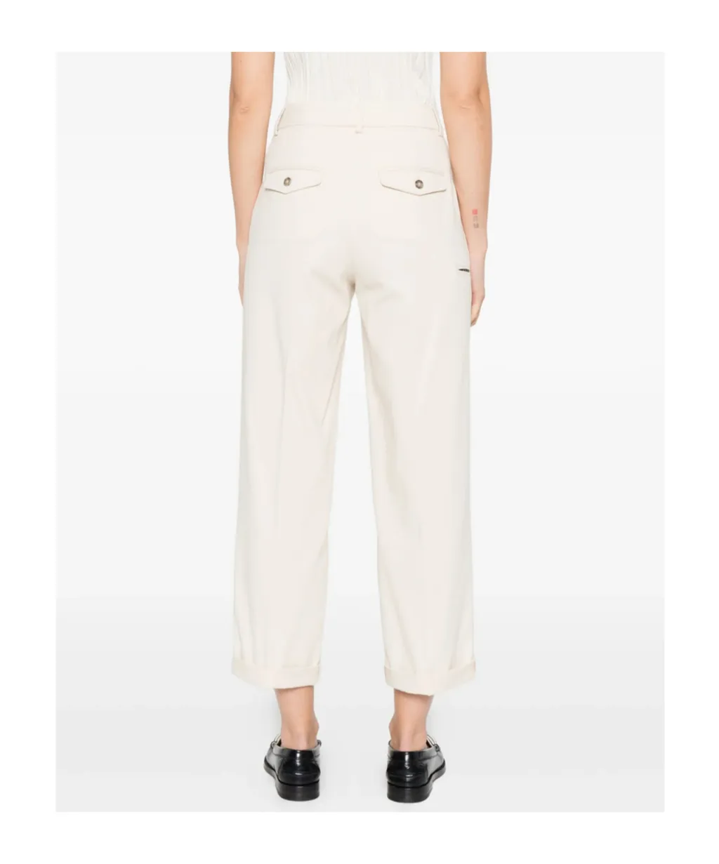 Straight-Leg Trousers