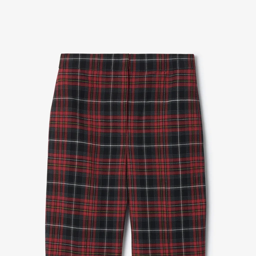 Checked Pants