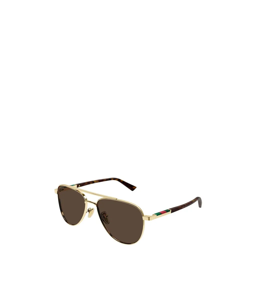 Gucci Eyewear Aviator Frame Sunglasses