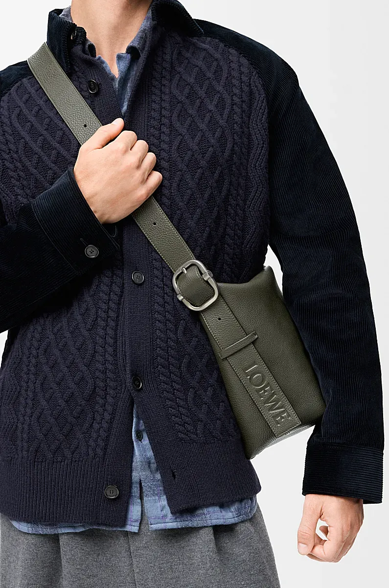 Zippered Shoulder Bag