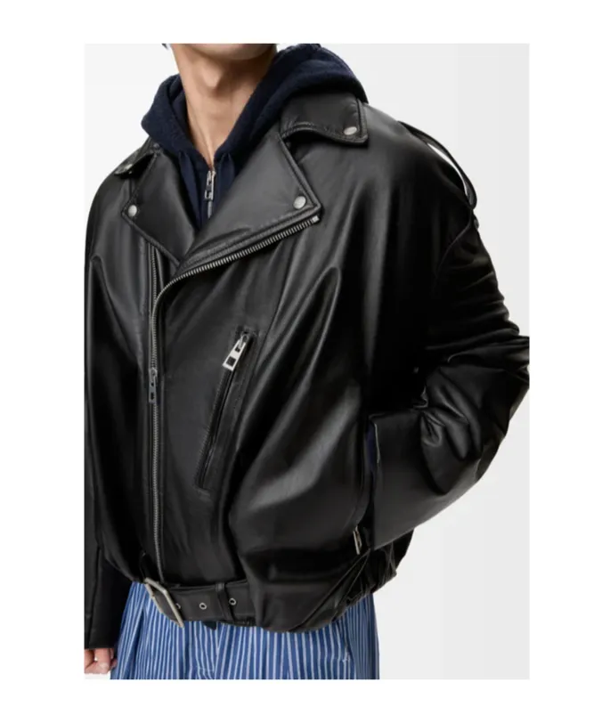 Zipped Belted Jacket