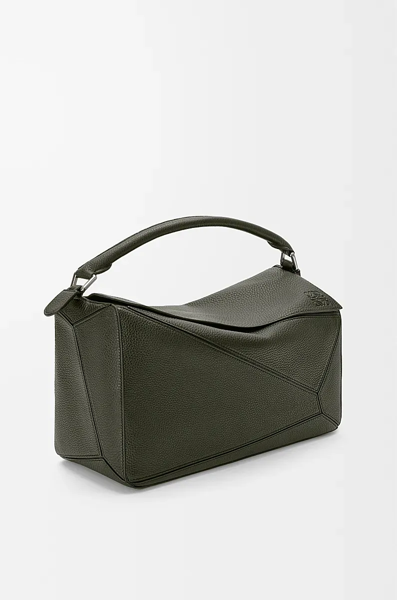 Large Puzzle Leather Shoulder Bag