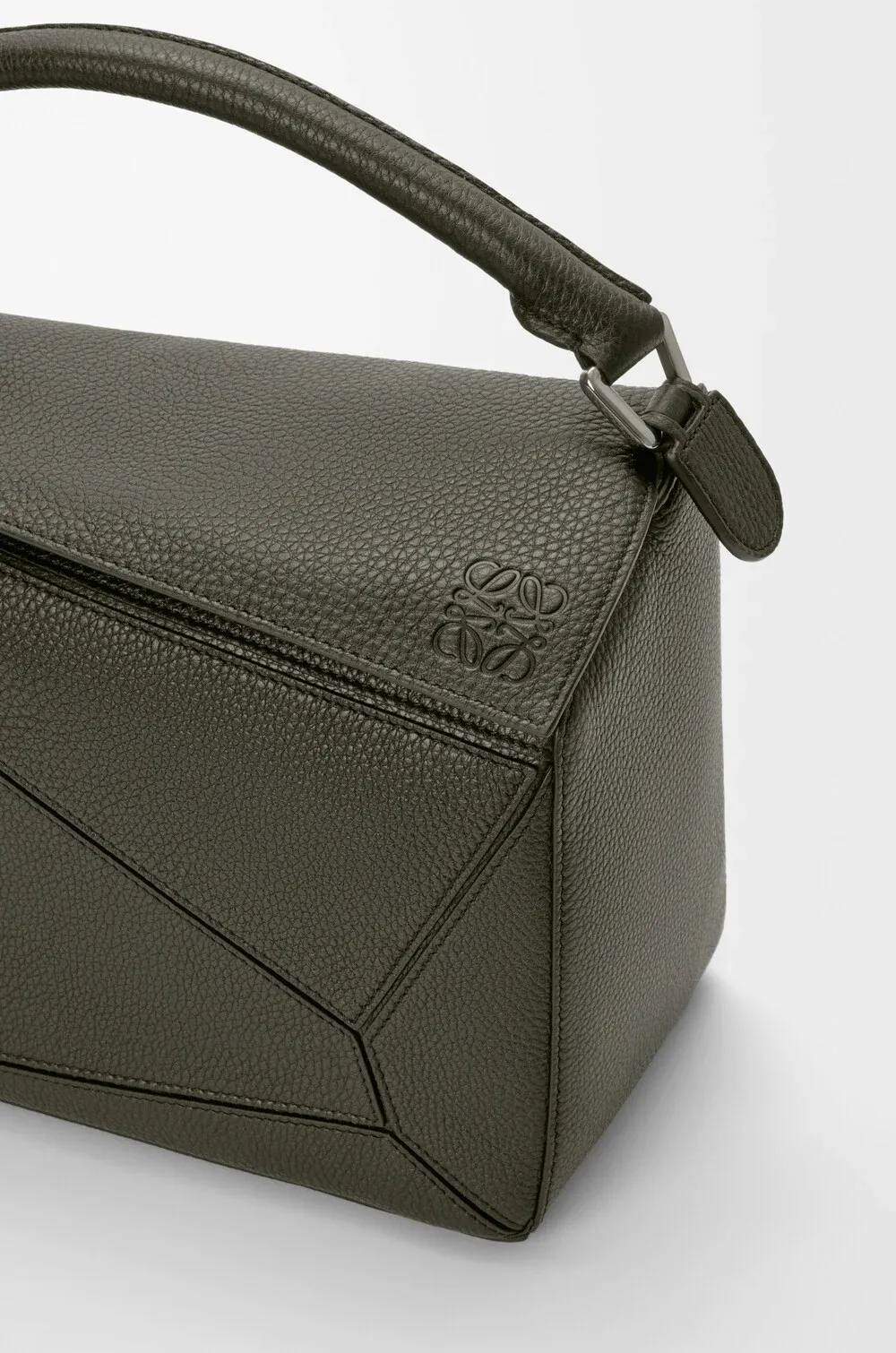 Large Puzzle Leather Shoulder Bag