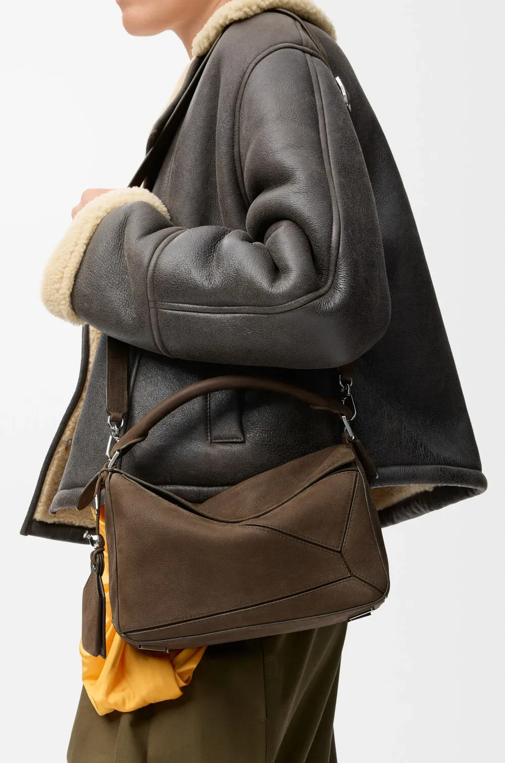 Loewe Anagram Debossed Puzzle Small Bag
