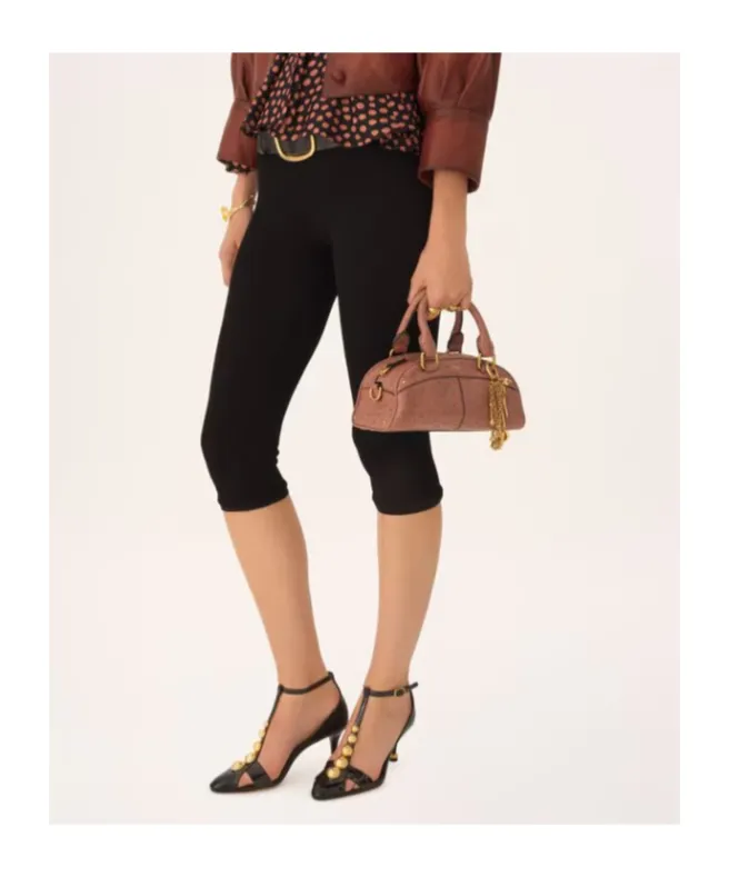 Chlo Logo Plaque Zip-Up Small Bowling Bag