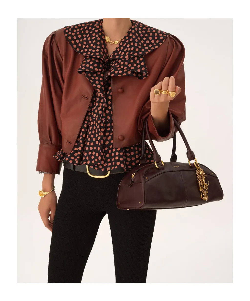 Chloé Bowling Zipped Top Handle Bag
