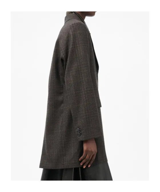 Queens Check-Pattern Blazer