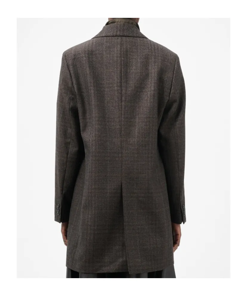 Queens Check-Pattern Blazer