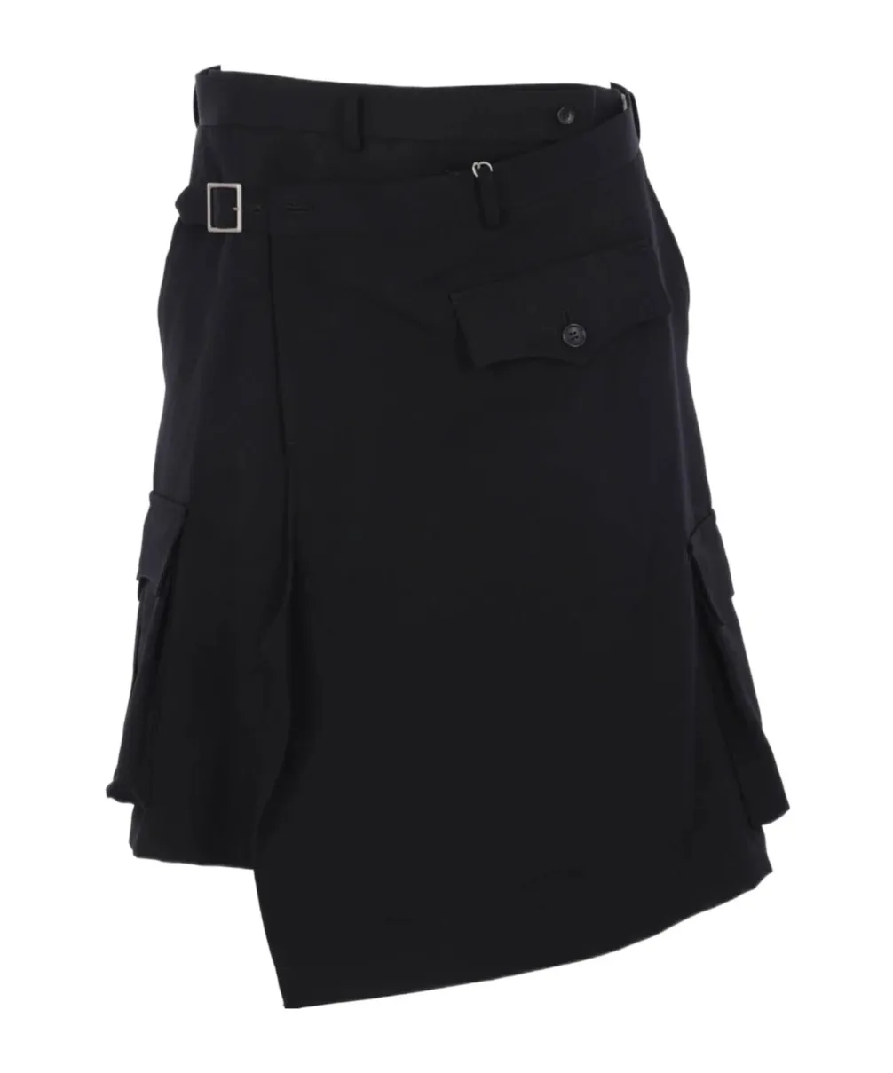 Comme Des Garcons Homme Plus Belted Layered Shorts