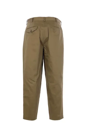 Leather Belt Loop Casual Pants