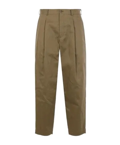 Leather Belt Loop Casual Pants