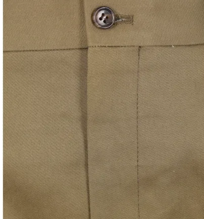 Leather Belt Loop Casual Pants