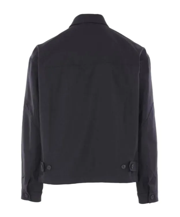 Comme Des Garcons Homme Long-Sleeved Zip-Up Jacket