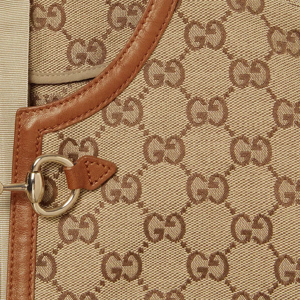 Gg Canvas Dress With Horsebit