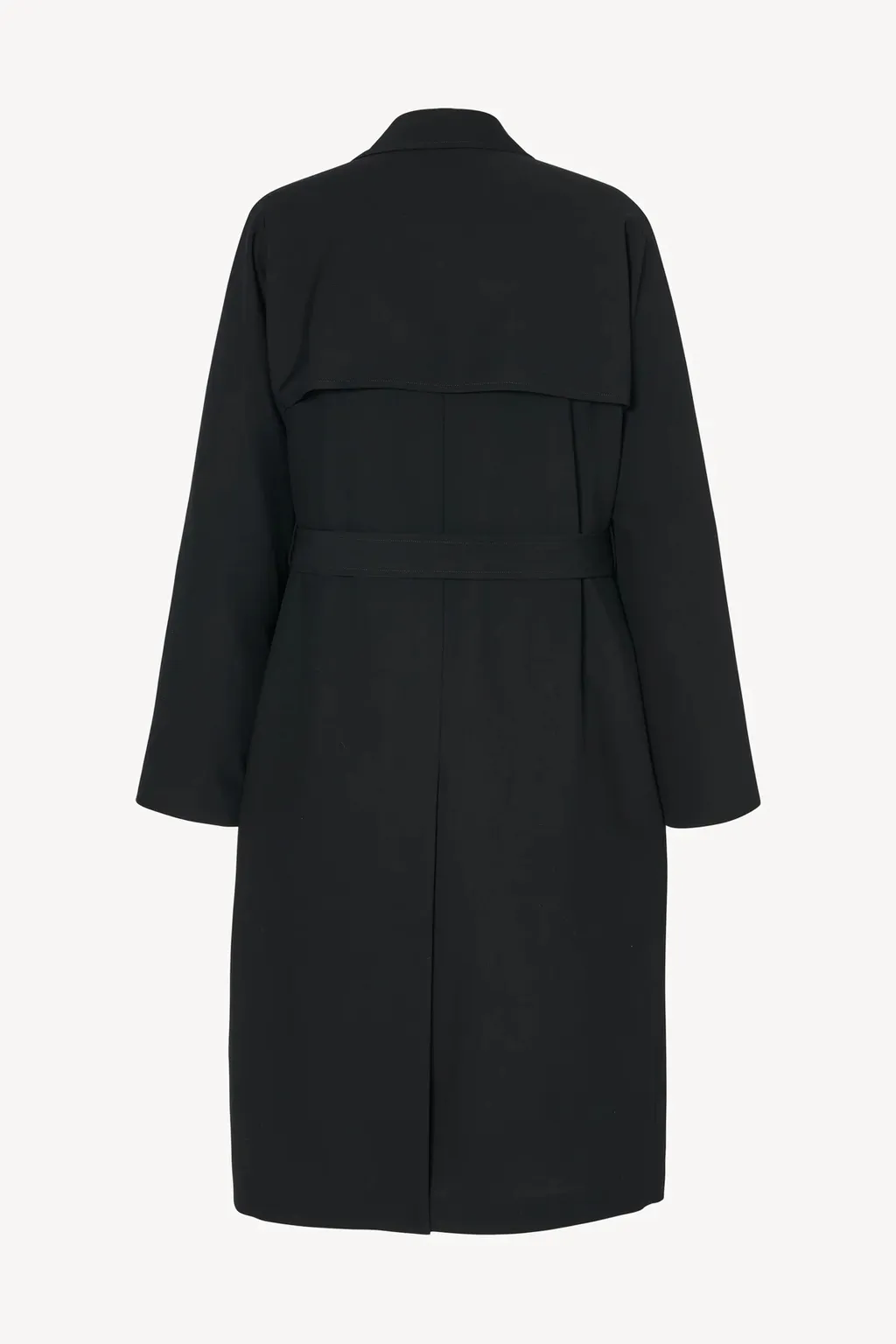 Belted Double-Breasted Coat